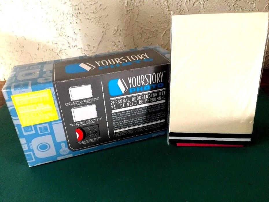New Your Story Photo Personal Bookbinding Kit Laminator & 24 New Book Covers