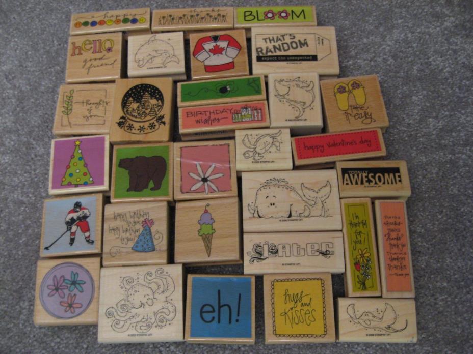 Lot of Rubber Stamps
