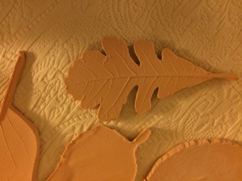 Art Printmaking Rubber Leaf  Set Of 10 Realistic Leaves New
