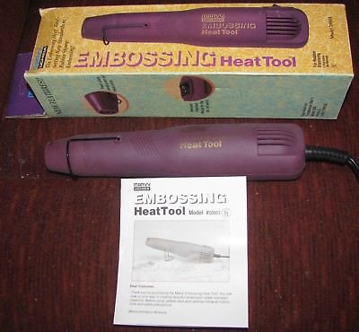 Marvy Uchida Embossing Heat Tool With Box and Instructions Free Shipping!!