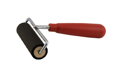 Speedball 4121 Deluxe Hard Rubber Brayer - 80 Durometer Roller With Wire Frame -