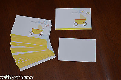 100 Enclosure Cards Gift Tags Themed Baby Shower Supplies This is how I roll