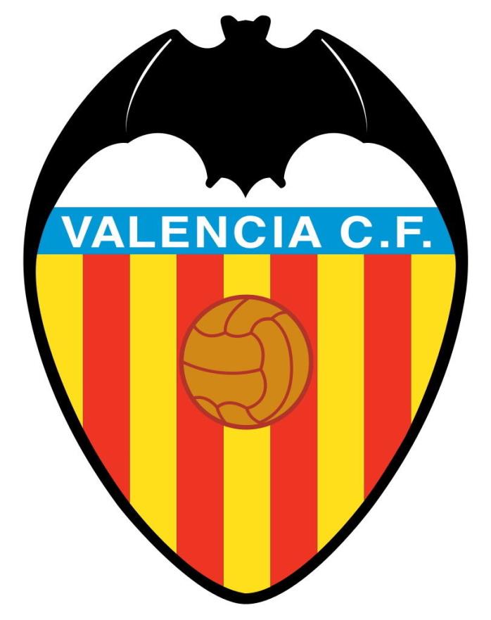 Valencia Vinyl Sticker Logo Spain Football Club Liga Soccer 4 Stickers