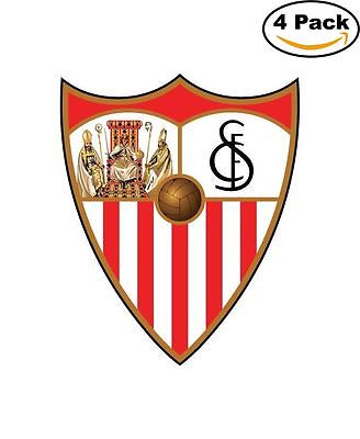 Sevilla FC Spain Soccer Football Decal Diecut Sticker 4 Stickers