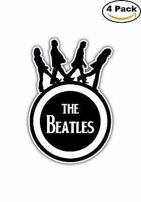 The Beatles Band  Decal Diecut Sticker 4 Stickers