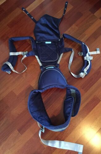 Windsleeping 6-in-1 Ergonomic Baby Carrier with Hip Seat, Dark Blue NWOT