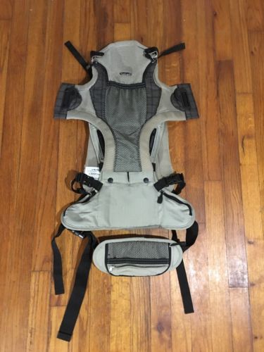 Evenflo Snugli Citysport Baby Adjustable Carrier- Khaki Clean Very Good Condion