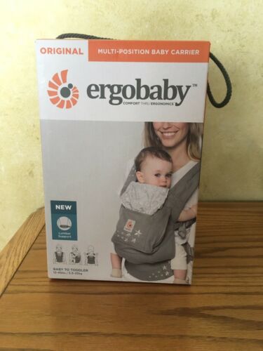 Ergo Baby Original Galaxy Gray Baby Carrier Infant-Toddler Multi-Position