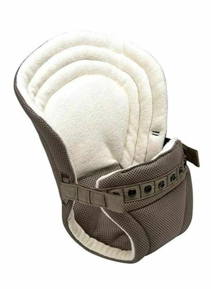 Onya Baby Carrier Infant Insert Booster Chocolate Chip Brown Soft Baby Wear