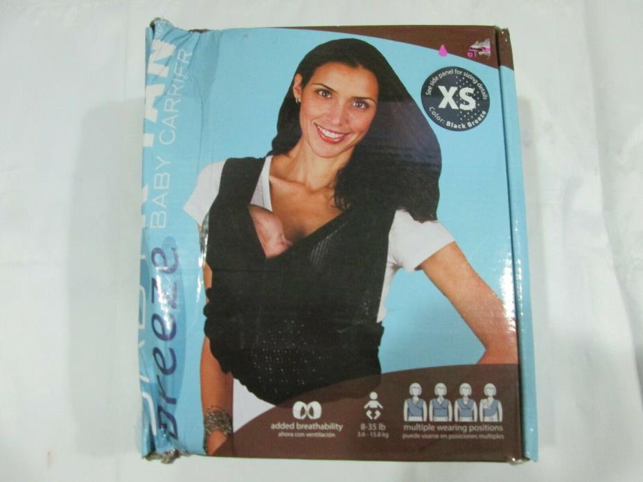 Baby K'tan BREEZE Carrier Black Extra Small BRAND NEW OPEN BOXED