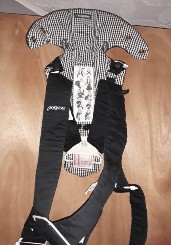 Baby Bjorn Carrier Black With Checked Interior