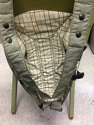 INFANTINO ~ BABY CARRIER ~ HOLDS A BABY FROM 8lbs TO 26lbs ~ PLAID GREEN