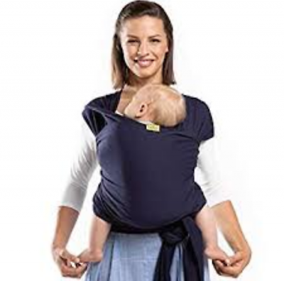 Boba Baby Wrap Carrier, Navy Blue - The Original Child and Newborn Sling, Perfec