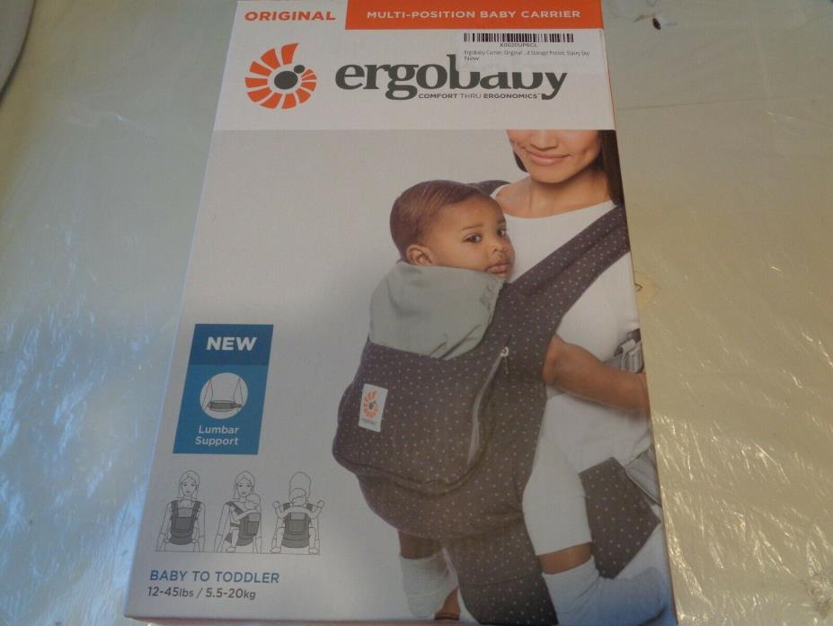 Genuine Ergobaby Original Award Winning Ergonomic Multi-Position Baby Carrier af