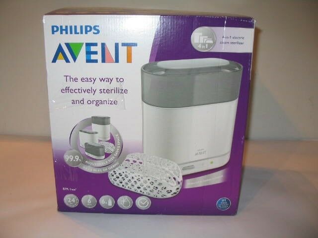 NEW Philips AVENT 4-in-1 Electric Steam Clean Baby Bottle Sterilizer SCF286/05