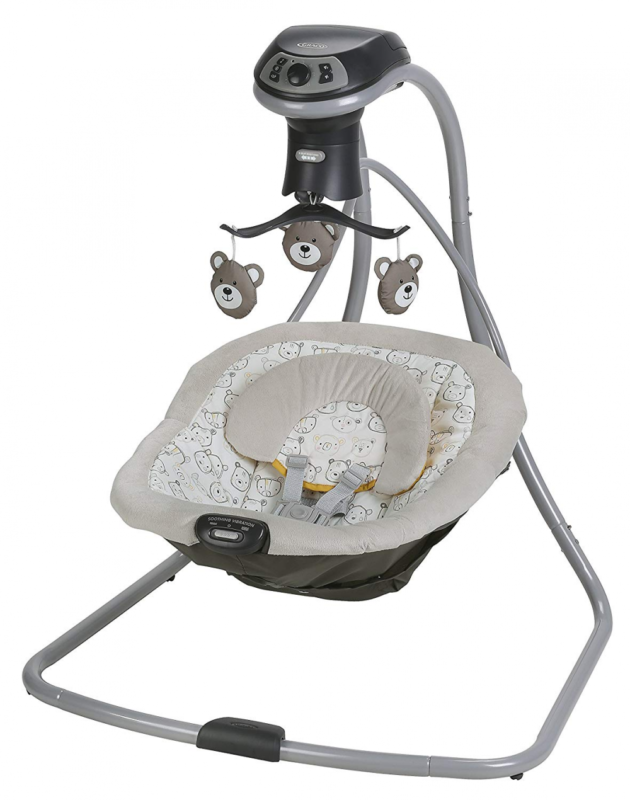 Graco Simple Sway LX with Multi-Direction Baby Swing, Teddy