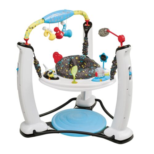 Evenflo Safe Baby Jump & Learn Stationary Child Jumper Jam Session Exerciser NEW