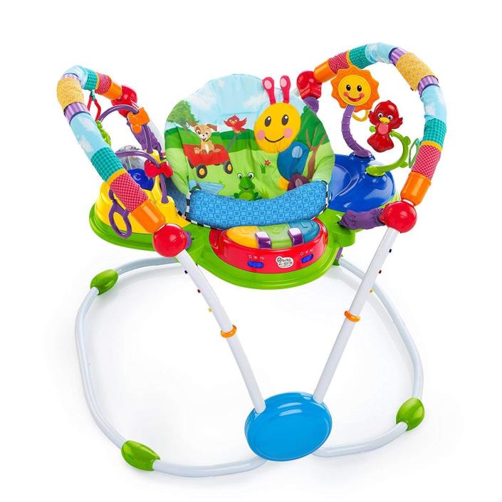 Baby Bouncer Jumper Activity Play Center Swivel Seat Music Developmental Toy