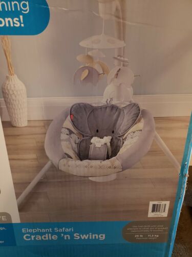 Fisher price elephant cradle swing