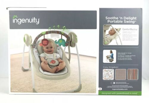 Cozy Kingdom Portable Infant Baby Harmony Rocker Swing Ingenuity Bouncer Chair