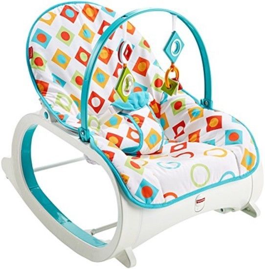 Infant to Toddler Rocker Bouncer Seat Baby Chair Sleeper Swing Toy Portable NEW