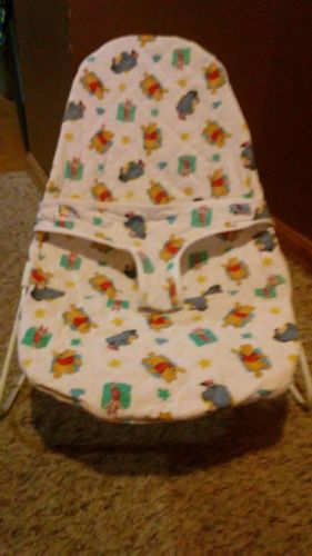 Vintage Winnie The Pooh Baby Bouncy Chair