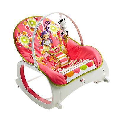 Fisher-Price Infant-to-Toddler Rocker, Floral Confetti