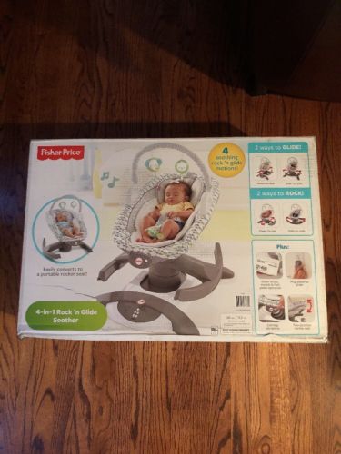 FISHER PRICE 4-IN-1 ROCK 'N GLIDE SOOTHER*****