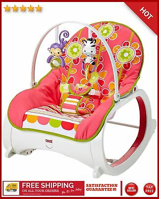 Baby Rocker Infant To Toddler Rocking Newborn Crib Swing Seat Chair Bouncer Nap