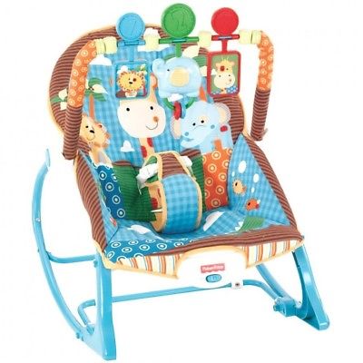 Infant-To-Toddler Rocker Recliner Boys Girl Seat With Music Toy Vibration Chair