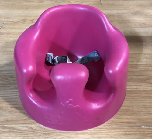 Bumbo Baby Seat With Safety Straps Magenta Pink