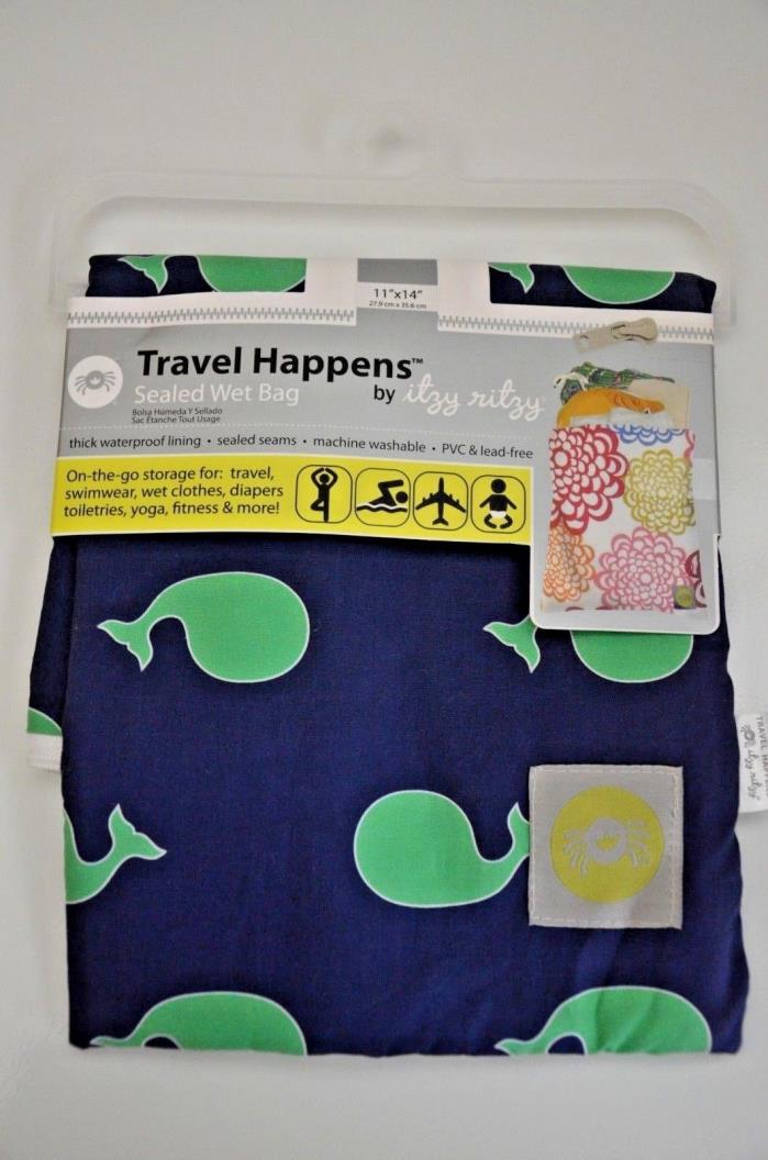 Itzy Ritzy Travel Happens Sealed Wet Bag 11