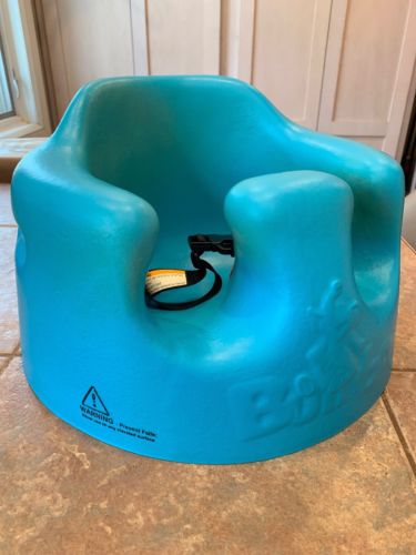 Bumbo Baby Seat Chair Turquoise w/ Safety Straps