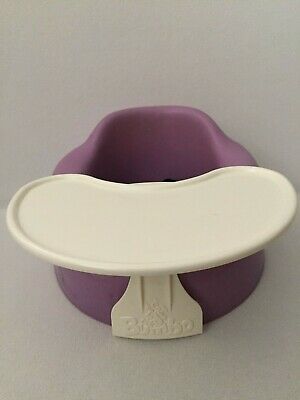 Bumbo Baby Chair Purple Lavender With Safety Straps And Tray