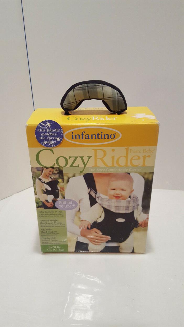 Infantino Cozy Rider Baby Carrier 8-20 lbs w/ Original box Gear Infant Toddler