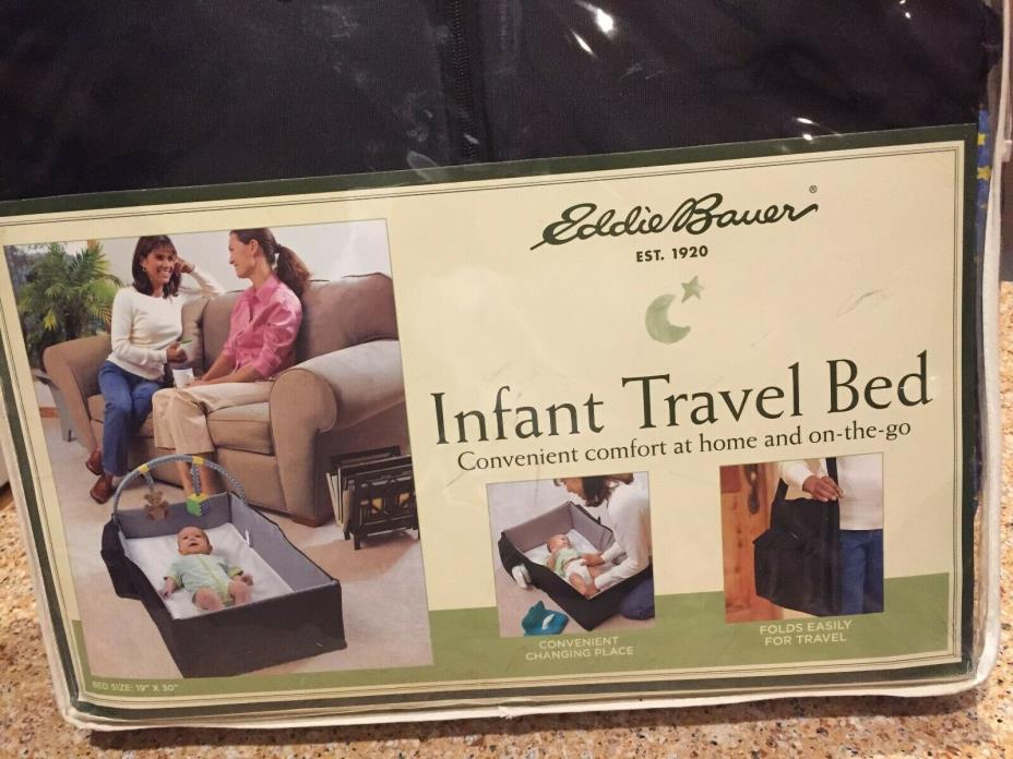 Eddie Bauer Infant Travel Bed Portable Bed Bassinet Changing Table