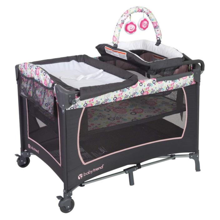 Baby Trend Lil Snooze Deluxe Nursery Center, Flora