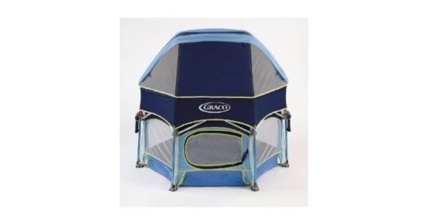 RARE GRACO Pack n Play Sport Play Yard / Playpen, Octagonal, EUC