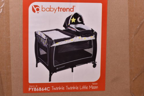 Baby Trend Lil Snooze Deluxe 2 Nursery Center Twinkle Twinkle Moon Fashion