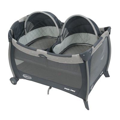Graco Pack 'n Play Playard with Twins Bassinet, Stars.