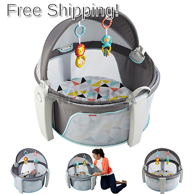Fisher-Price On-The-Go Baby Dome, White Windmill (Standard Packaging)