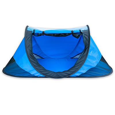 Baby Nook Travel Bed and Beach Tent blue, Provides Shade and Shelter, Baby Sun