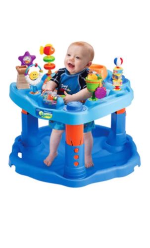 Evenflo ExerSaucer Baby Gear Activity Toy Fun Learn Mega Splash-Actividades