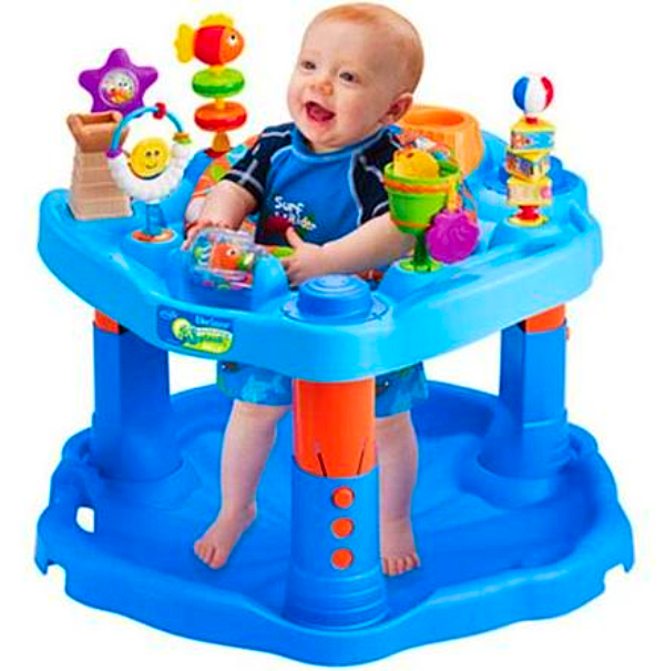 Baby Toddler ExerSaucer Activity Center Babies Fun Learn Toy  Gear Evenflo