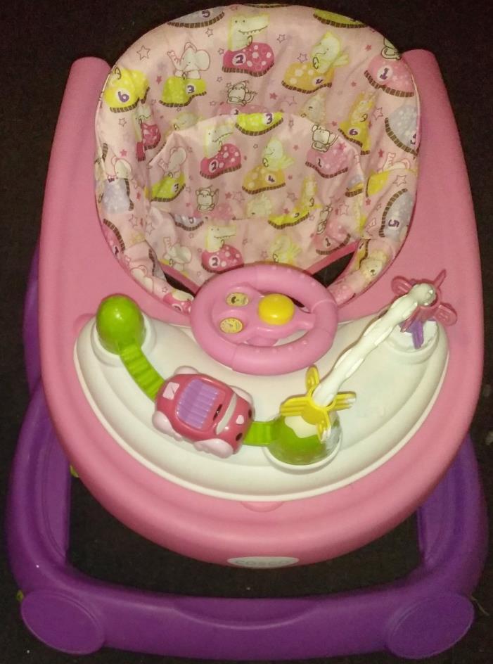 Cosco Baby Girl Pink PLAY WALKER easy fold * drive car toys