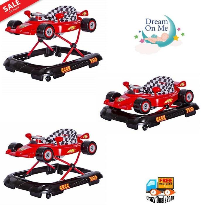 Dream On Me Victory Lane Racing Car Activity Toy baby Walker First Steps Musical