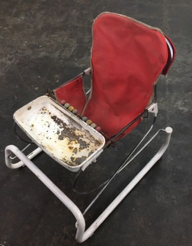 Vintage Red Cosco Baby Walker/Rocker