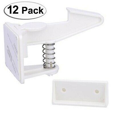 Cabinet Locks Child Safety Latches - VMAISI 12 Pack Baby Proofing Cabinets Dr...