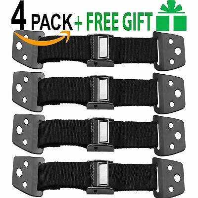 Metal Anti Tip Furniture Kit TV Safety Straps For Flat Screens -4 Pack - Eart...