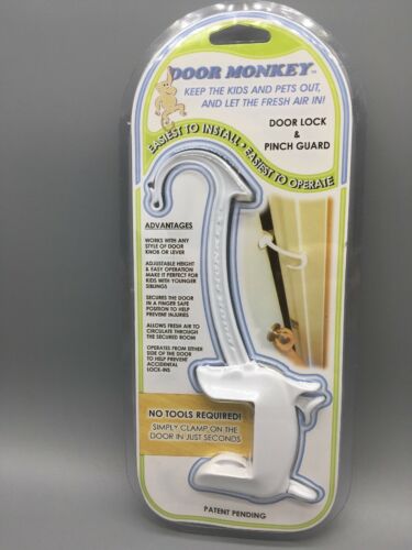 Door Monkey Door Lock and Pinch Guard 1 3/8 thick door